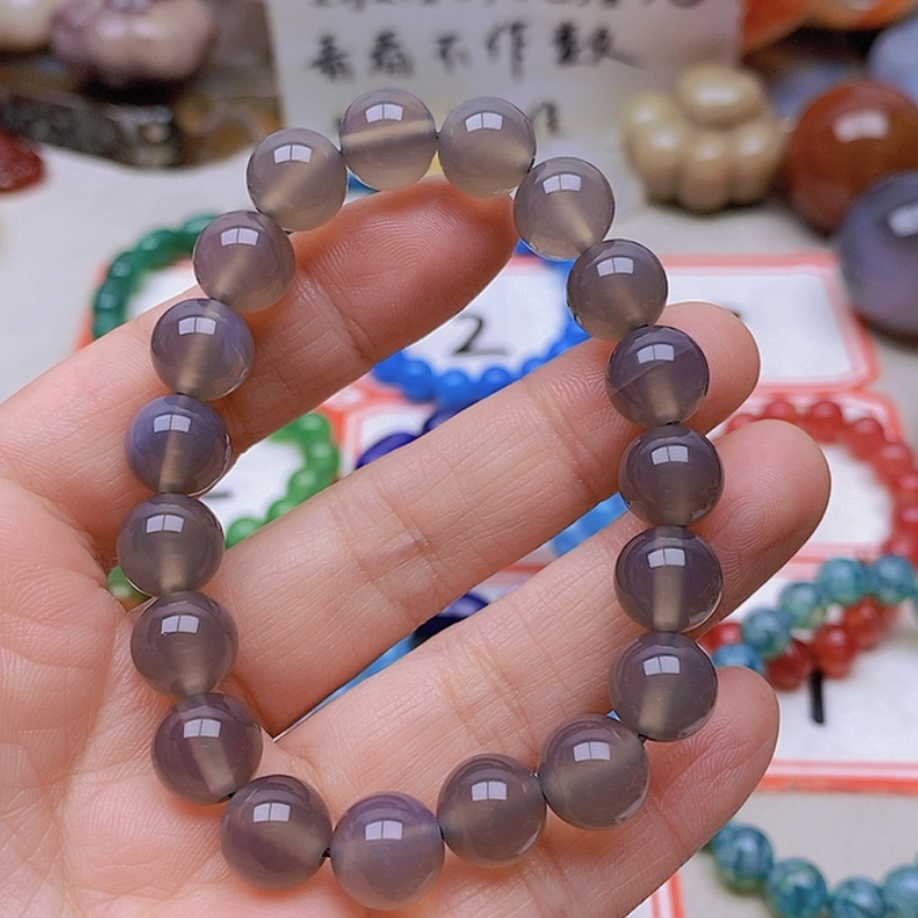 【闪购商品】未镶嵌玛瑙/玉髓珠宝半成品日**辰