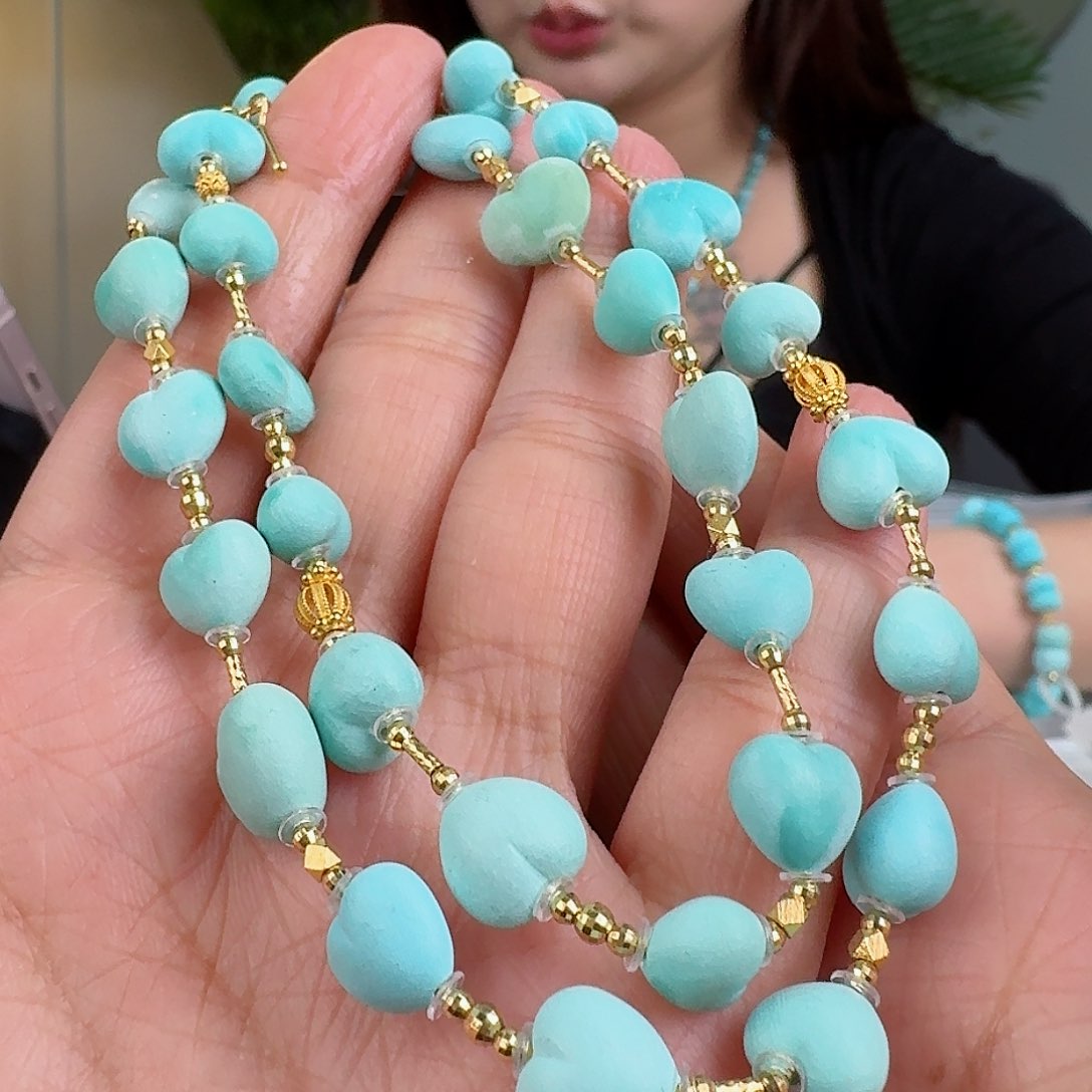 绿松石珠宝奇石未镶嵌