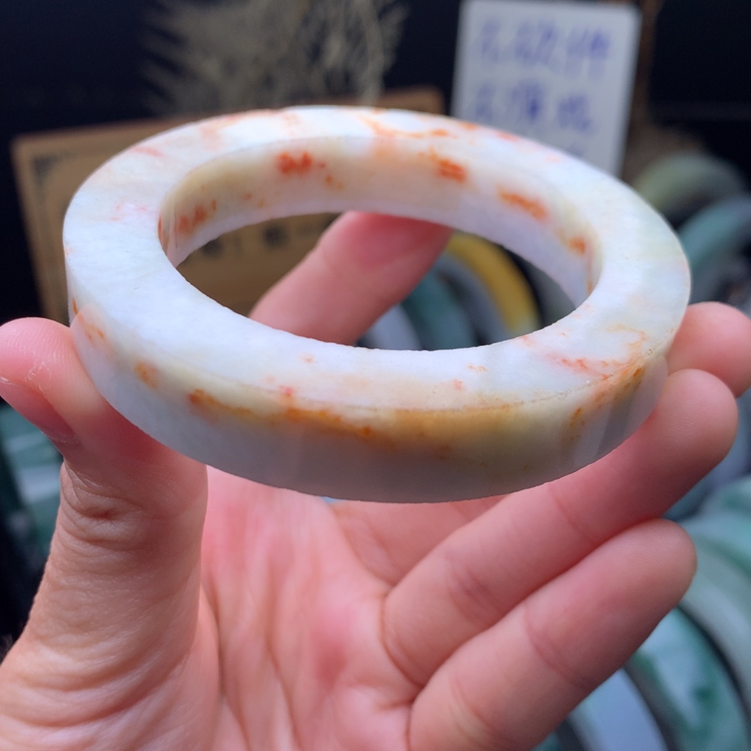 定制翡翠未镶嵌手镯定制不退不换