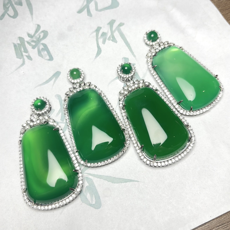 玉髓无事牌吊坠多样性发货拍一发一（YG)