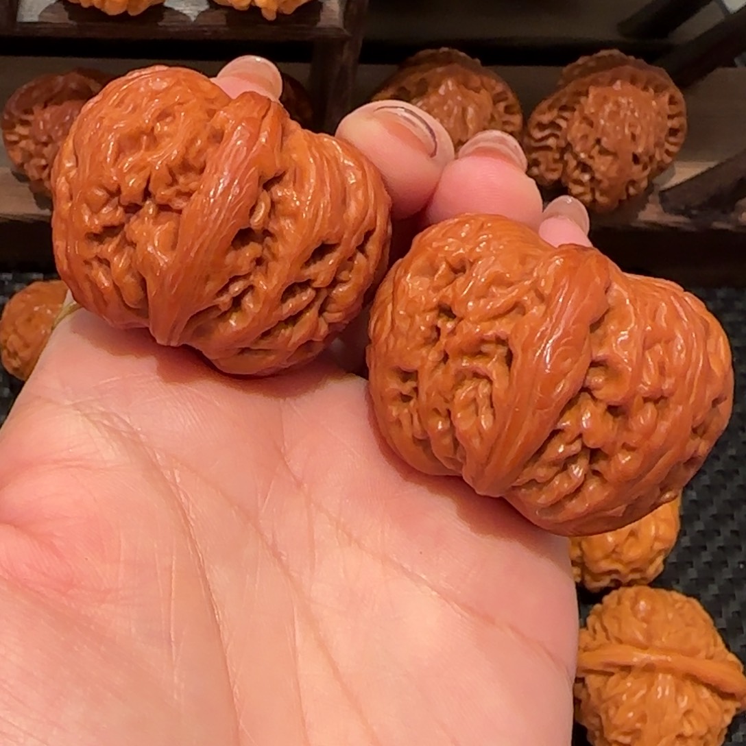 桃核把件元宝43精品905