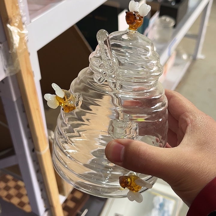 蜜蜂蜂蜜罐高硼硅孤品