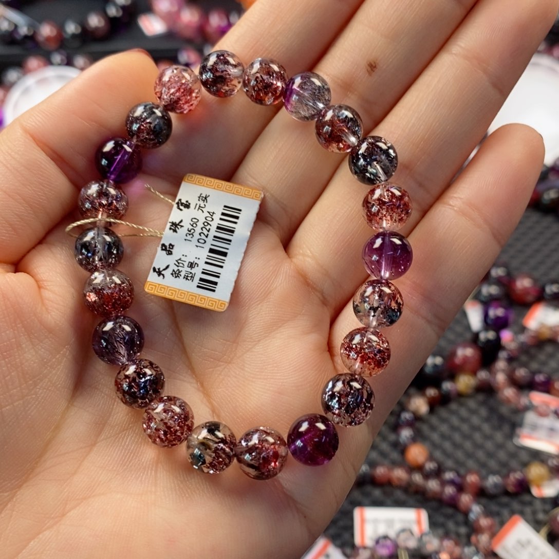 水晶手链：1022904未镶嵌栀**开