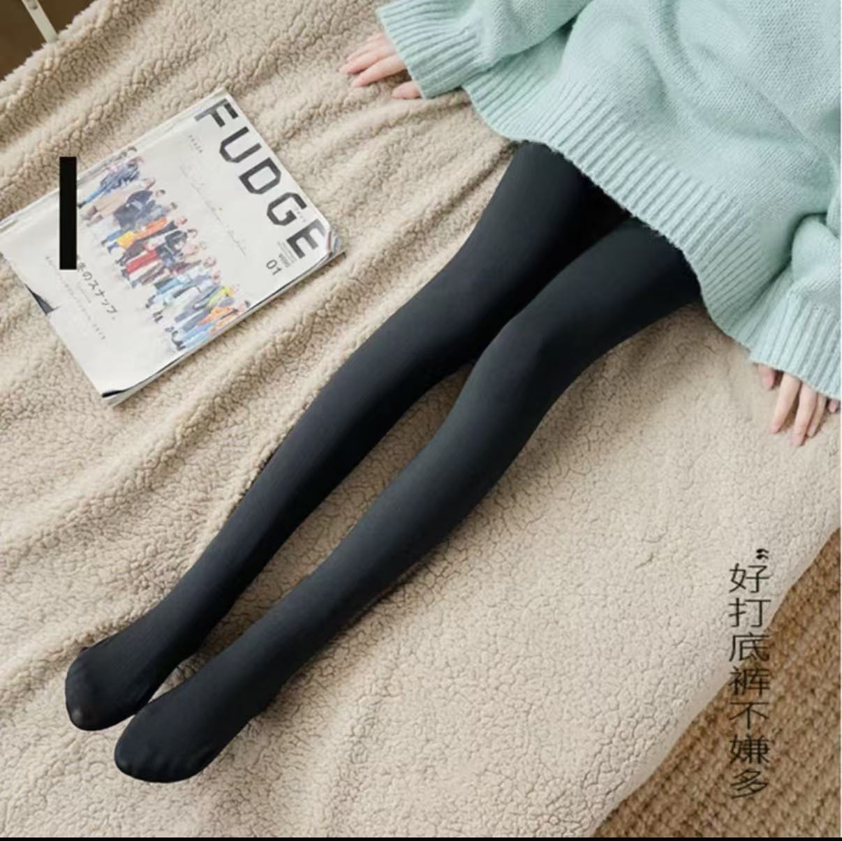 SW01 女士打底袜冬天神器两双装