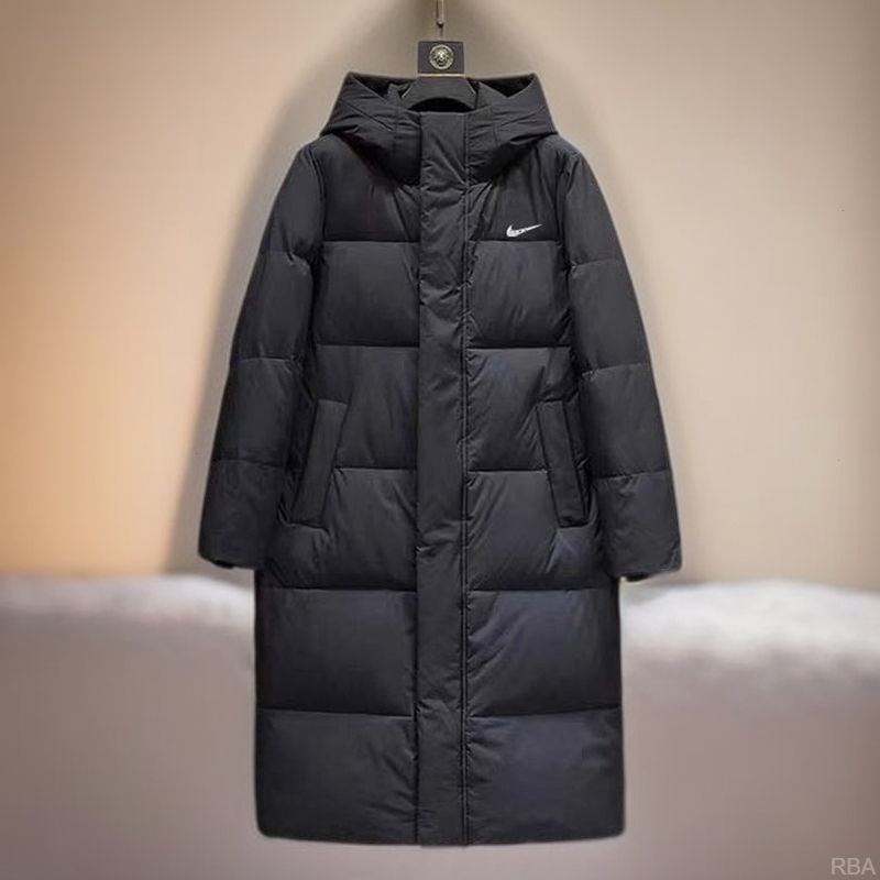 潮流时尚季气质外套中长款风小众国潮款冬羽绒服男加厚保暖过膝