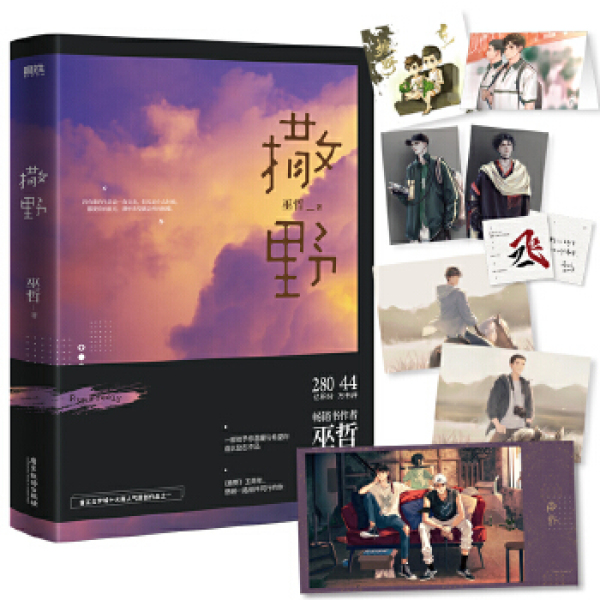 【赠明信片+海报+藏书票+贴纸+立卡】撒野 巫哲人气代表作顾飞&蒋丞