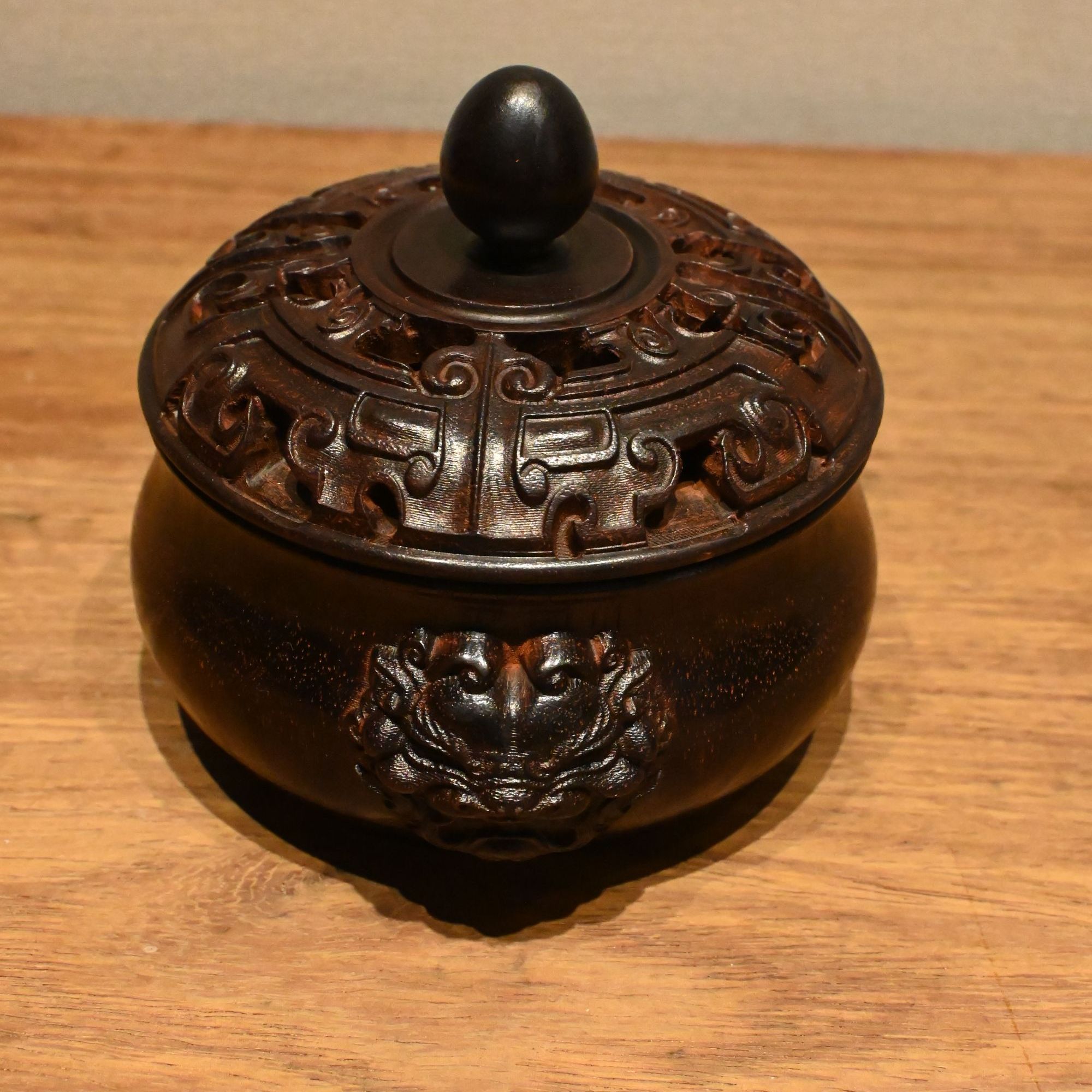 小叶紫檀香炉161g