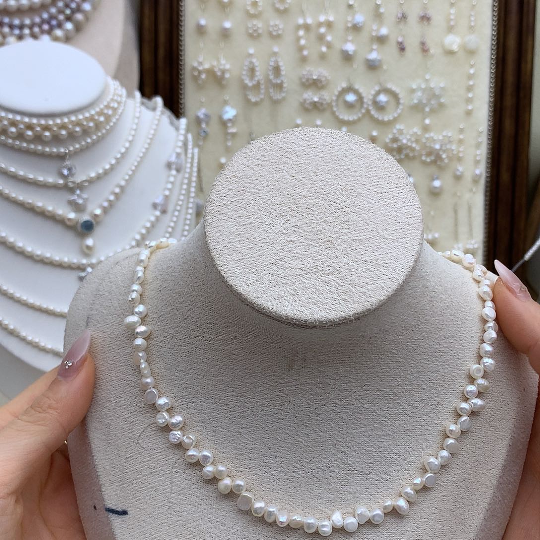 未镶嵌项链淡水珍珠