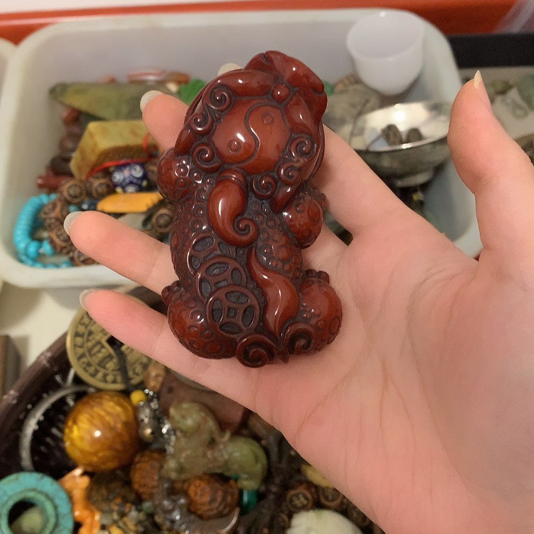 玛瑙/玉髓颈饰合金l****7
