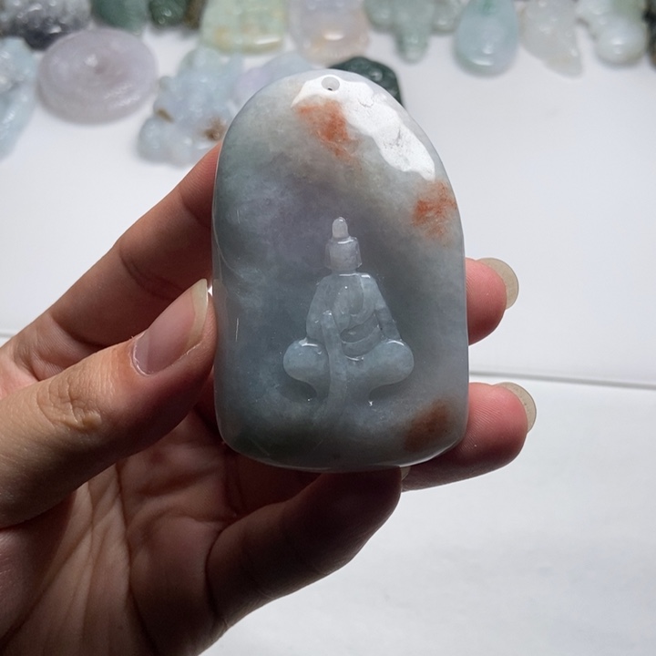 翡翠未镶嵌颈饰悟道19