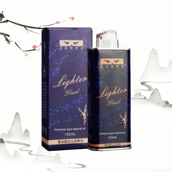ZORRO佐罗清香型香水味防风打火机专用燃油高品质耗材y