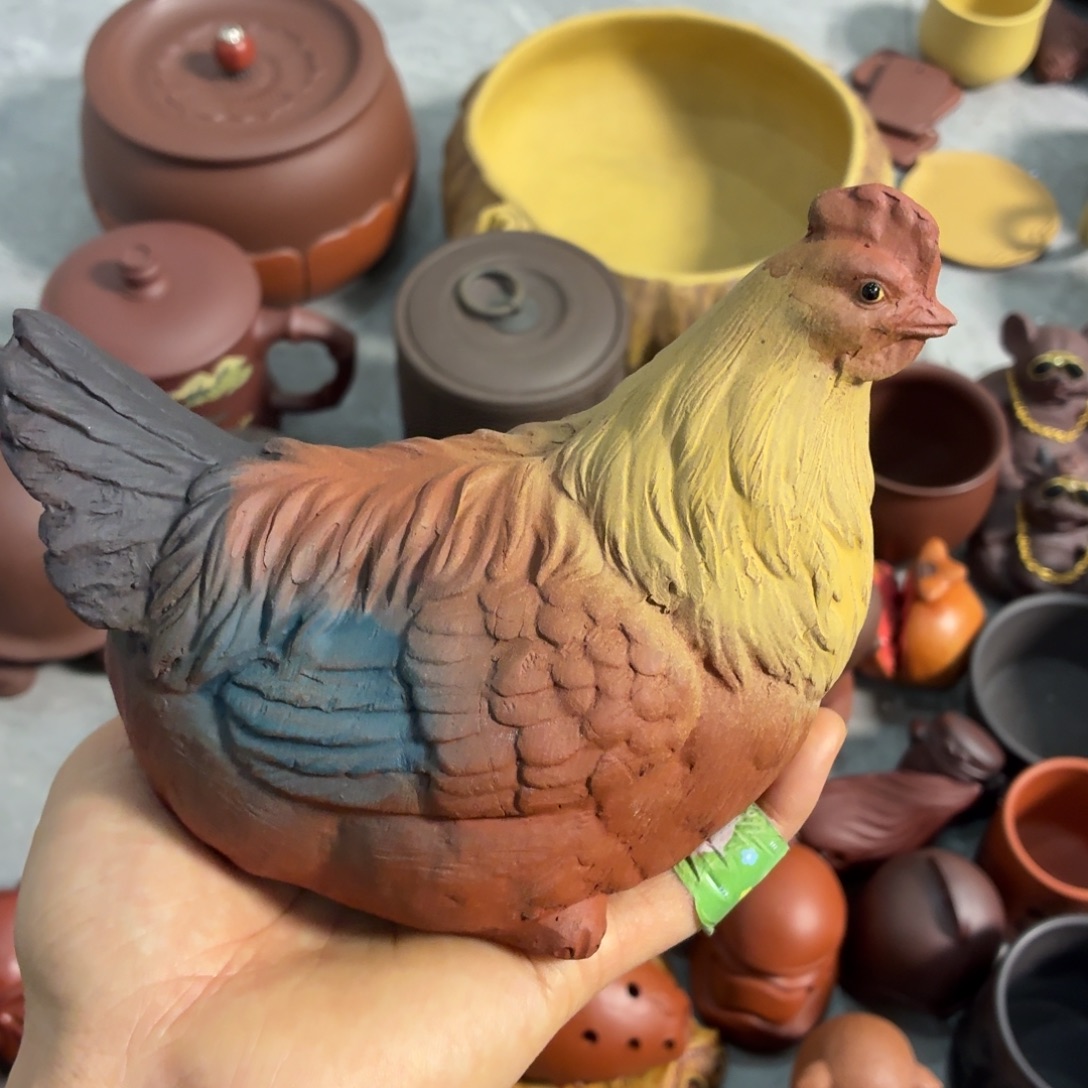 紫砂茶杯放漏放漏放大漏了