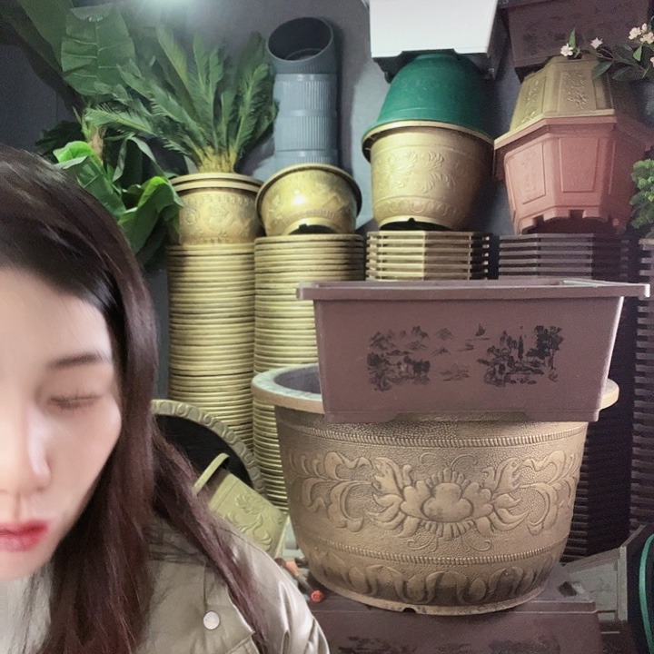 圆30口径花盆三个