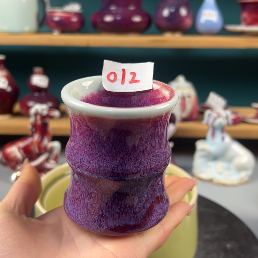 瓷片微瑕主人杯纯手工