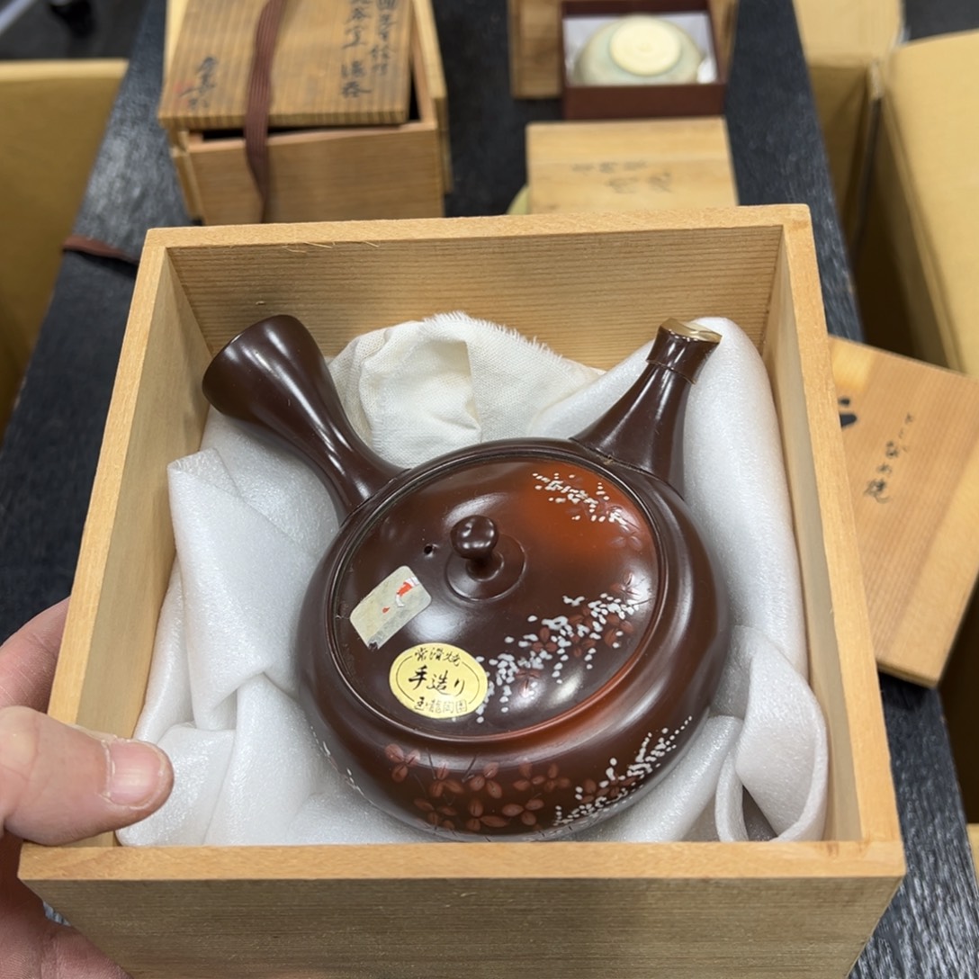 陶瓷日本中古工艺品摆件