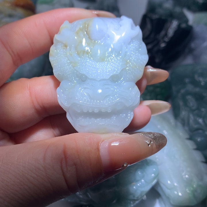 翡翠未镶嵌颈饰保真天然A货翡翠