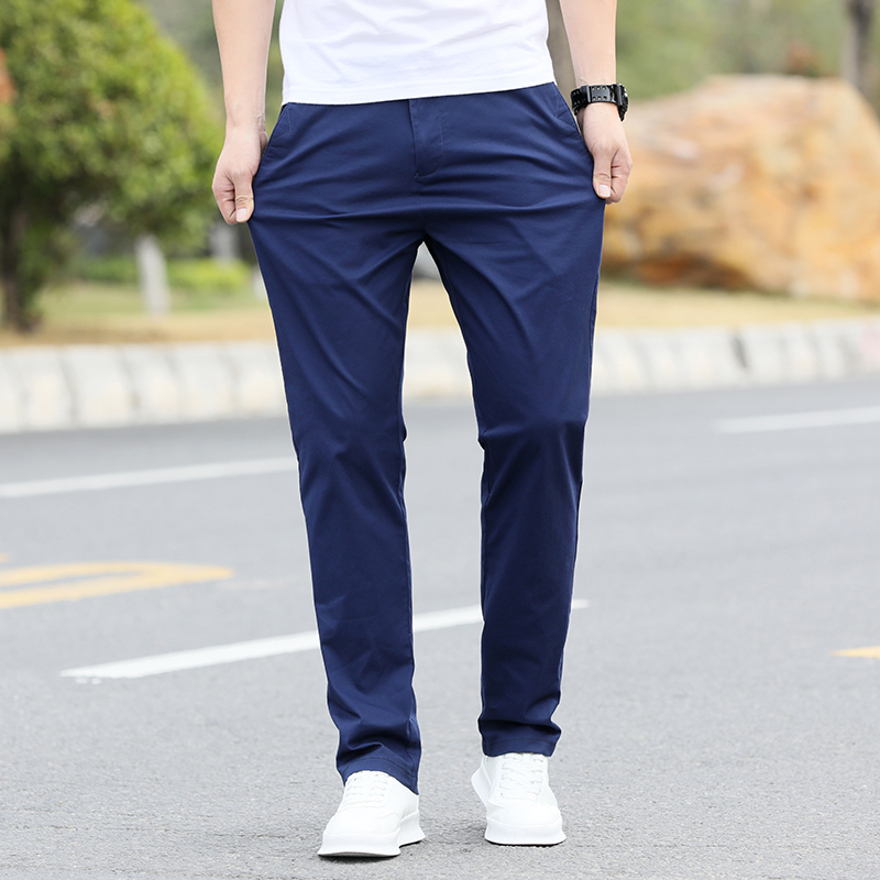 春夏款休闲裤男2024裤子男宽松直筒裤百搭西裤四季长裤男士透气