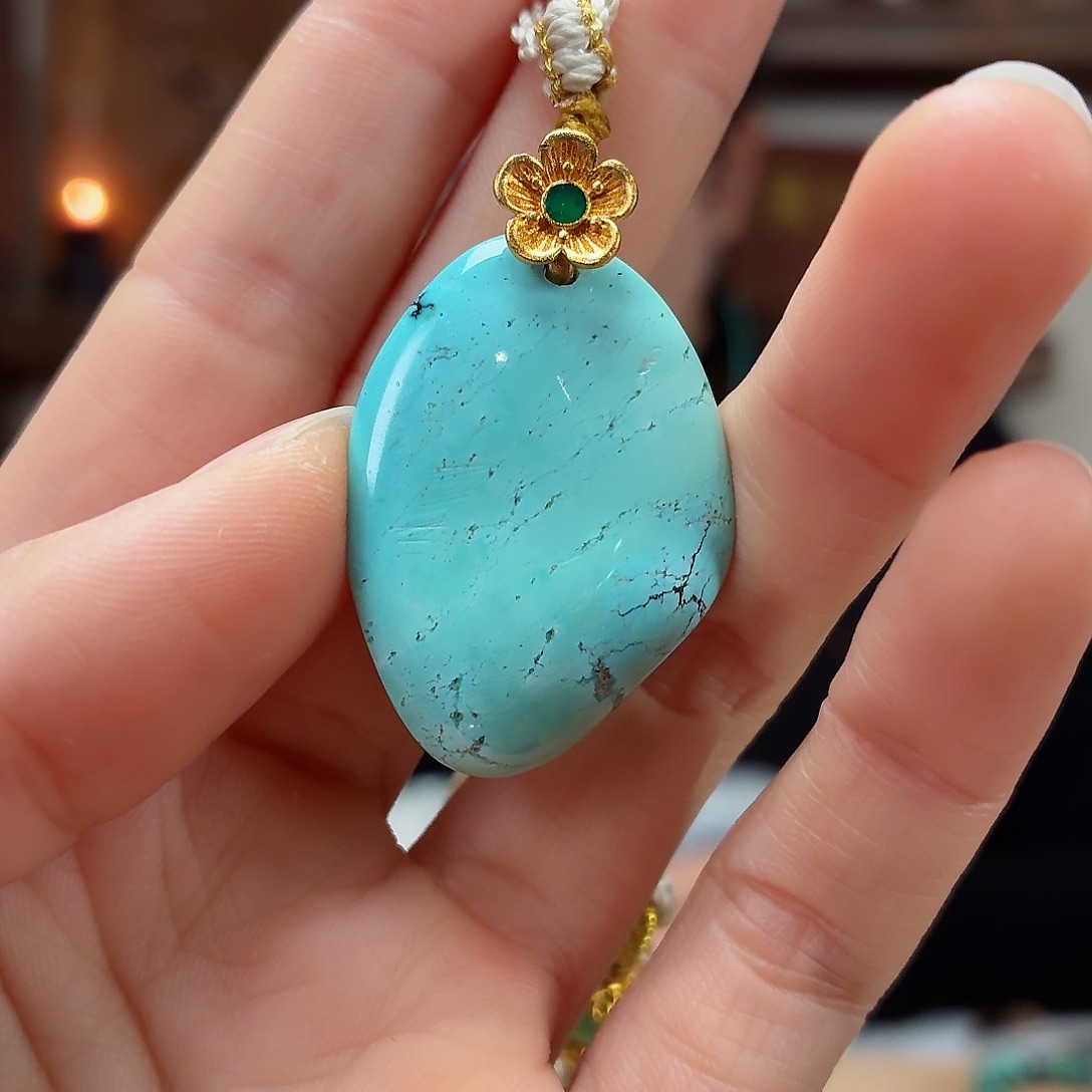 未镶嵌绿松石珠宝奇石子**?