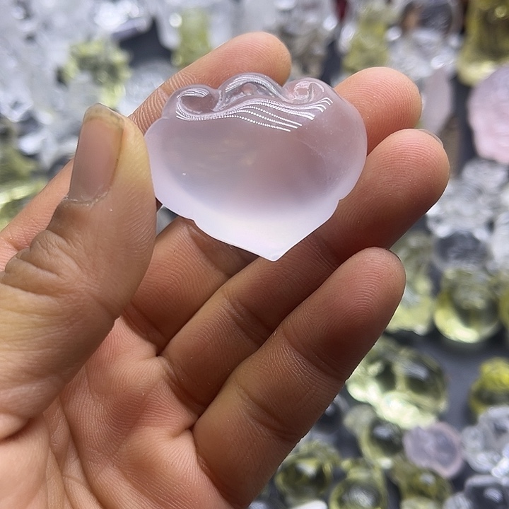 水晶摆件未镶嵌吊坠