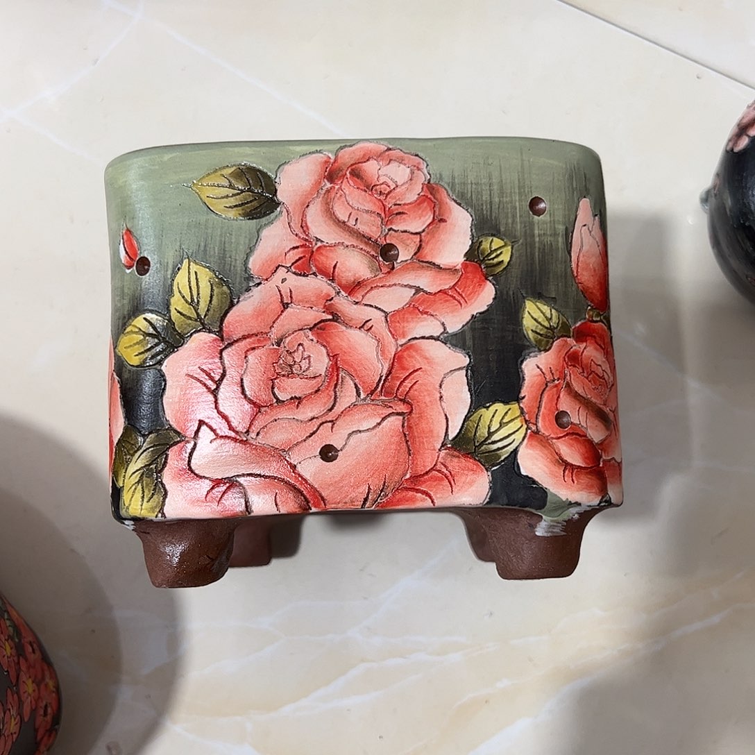 景德镇炫彩手绘口12