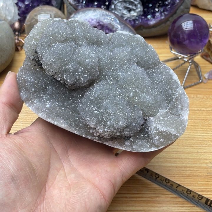 紫晶水晶摆件未镶嵌