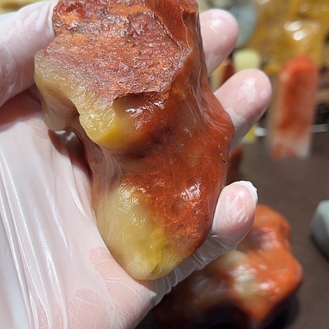 寿山石印石晨*寿山石