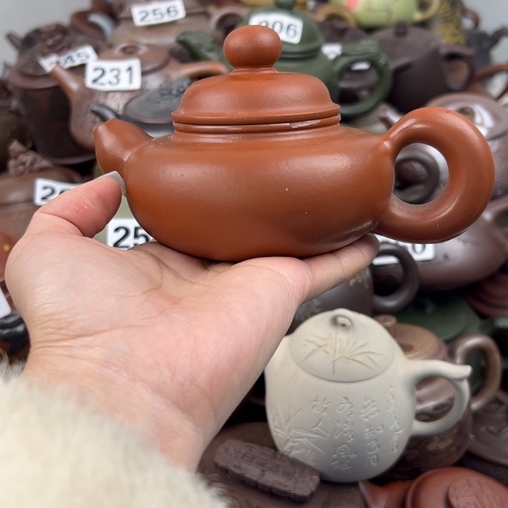 紫砂茶壶盖晃口磕