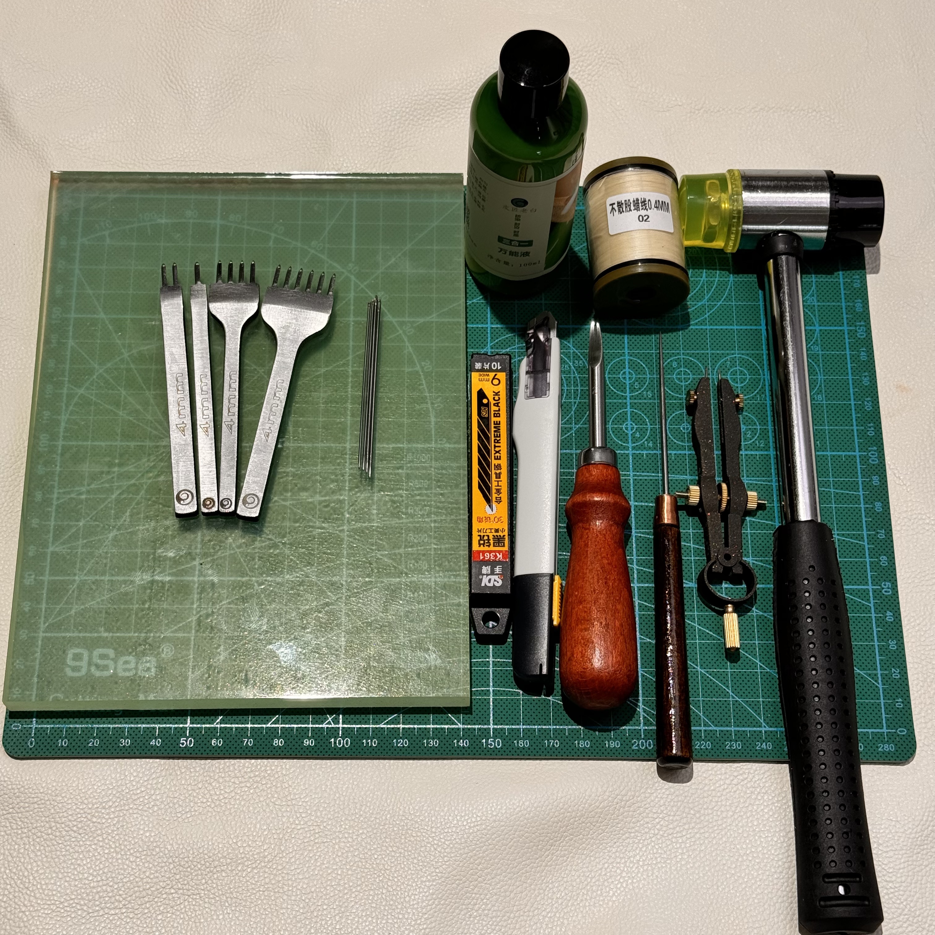 手工皮具简易套装（老白精选）DIY工具套装基础入门