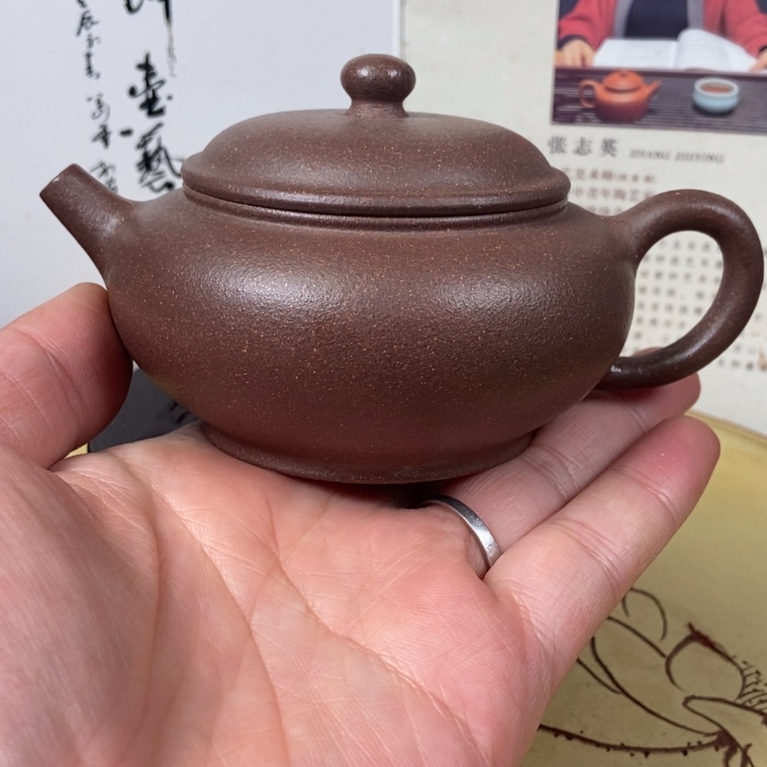 紫砂茶壶千禧紫泥170容量