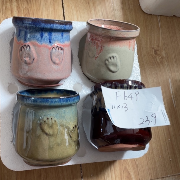 粗陶多肉花盆微瑕649