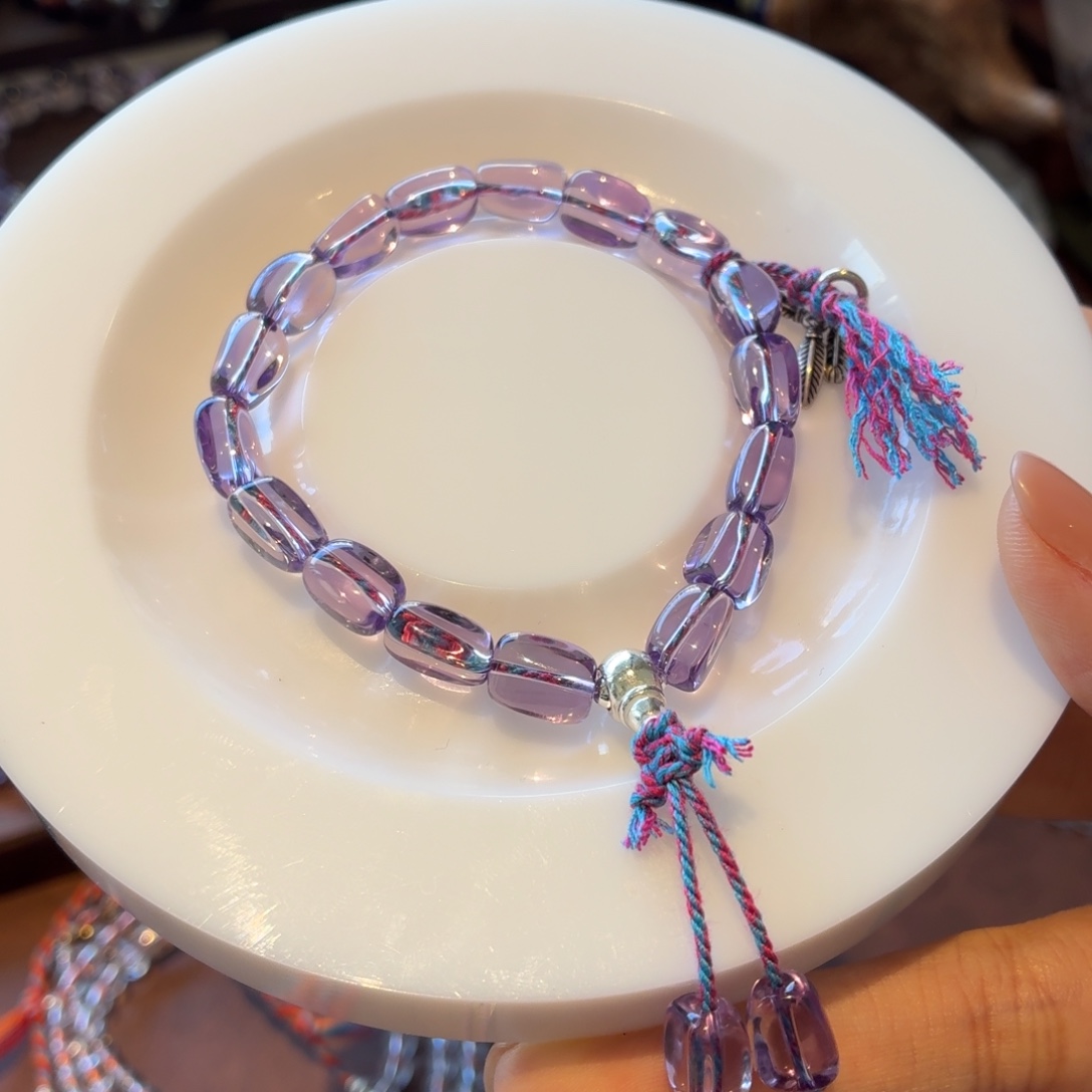 王***宸银S925镶嵌手链水晶