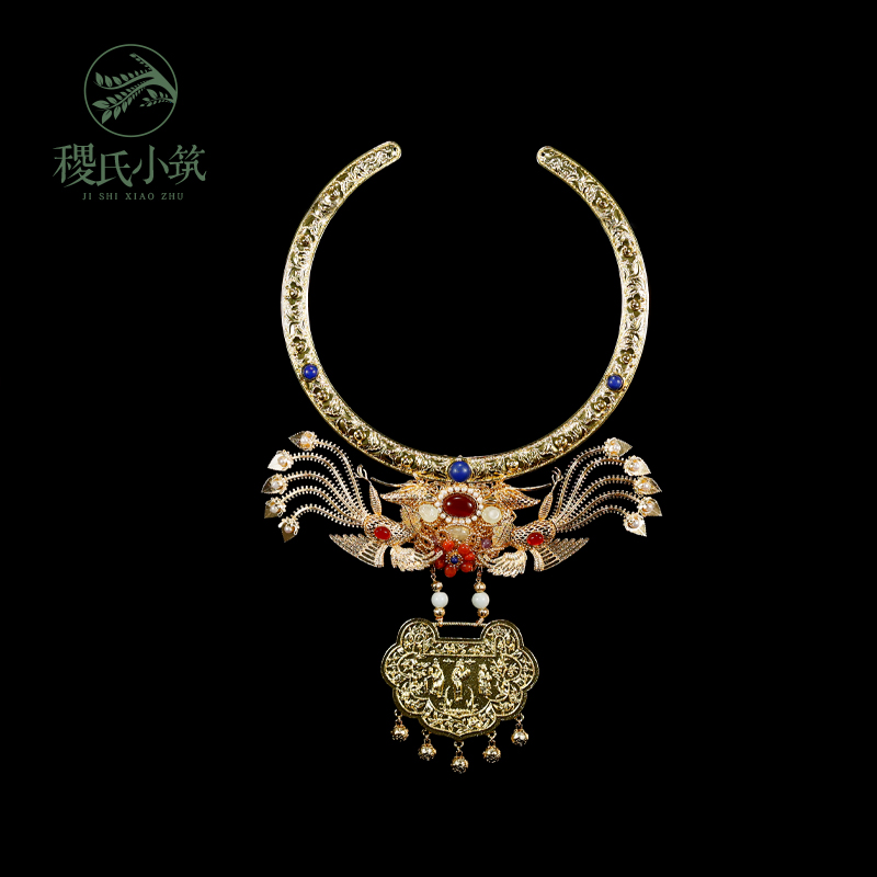 稷氏小筑   龙凤呈祥    古风发饰璎珞