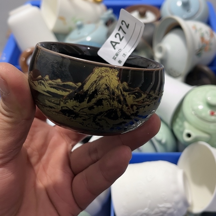 茶具默认微瑕瓷器、茶具、壶、摆件，介意勿拍 