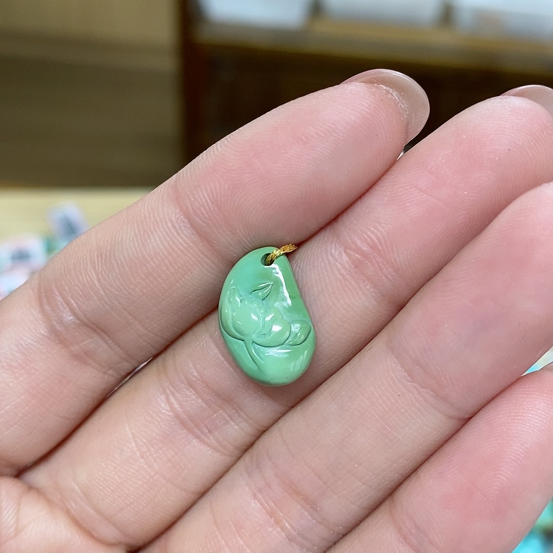 绿松石珠宝奇石未镶嵌