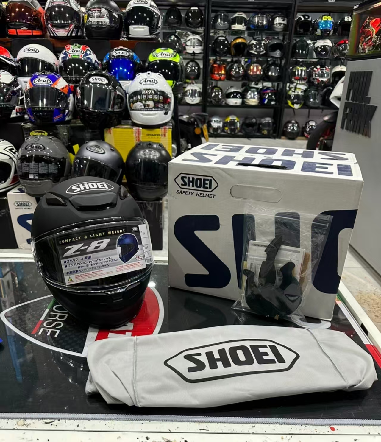 SHOEI Z8 全新正品头盔 成色如图全新