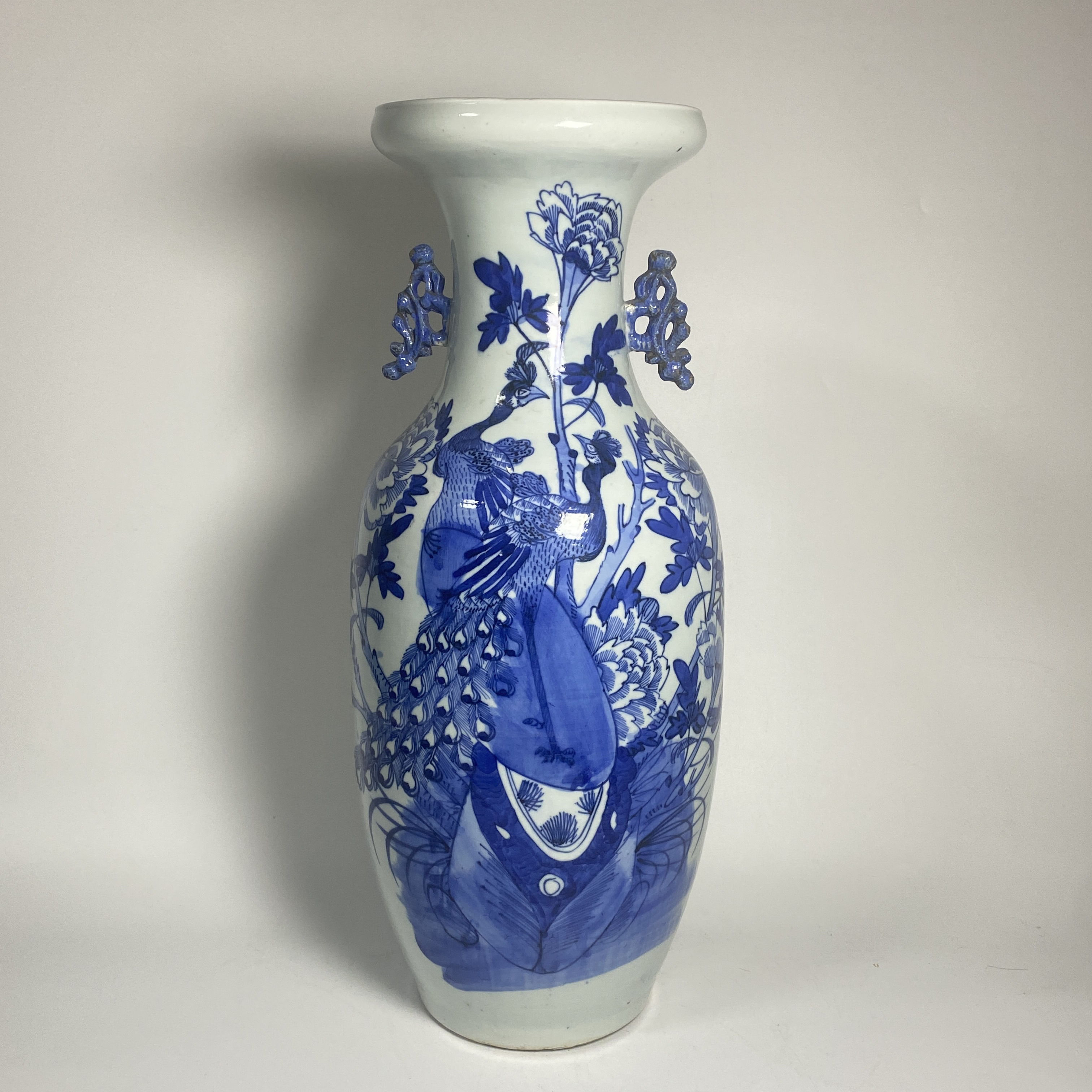 022051715 清中期 青花花鸟纹大瓶/HQ/云南省文物总店