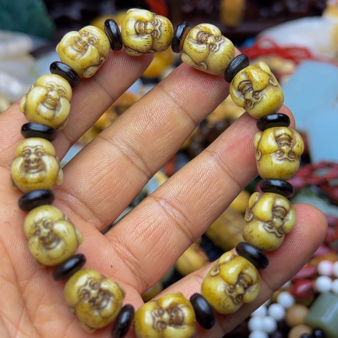 鹿骨手串/手链天然的