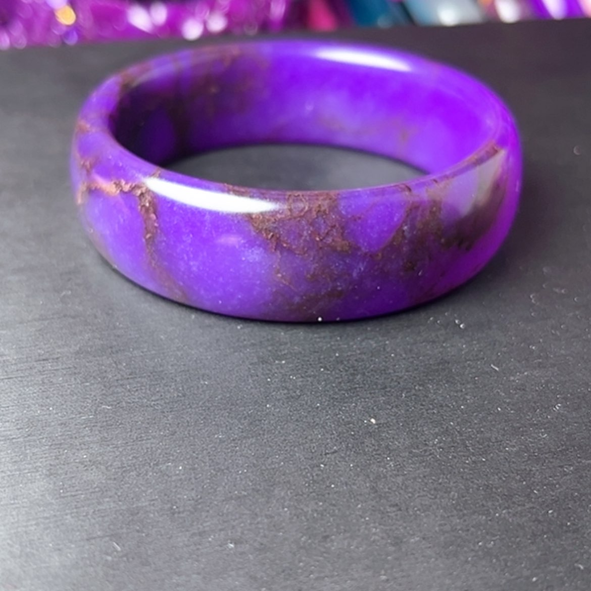 【闪购商品】琉璃DIY凝胶玉华果冻薰衣草紫玉华透56圈56圈口