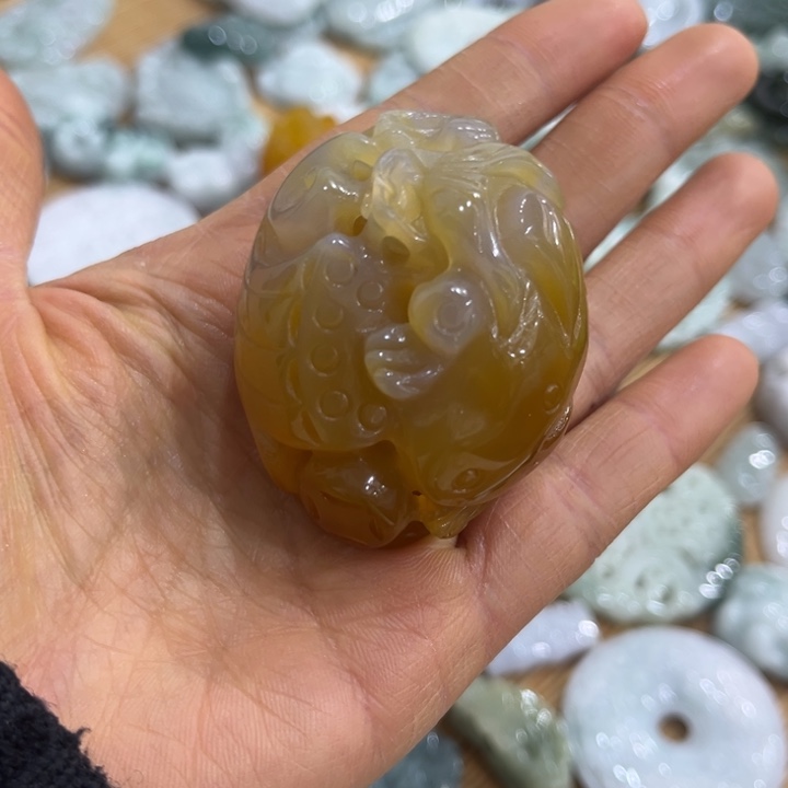 玉髓未镶嵌手饰小手把