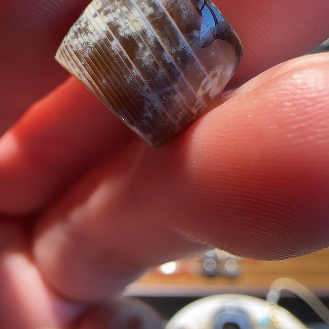 玛瑙/玉髓合金颈饰12x10糖剁珠