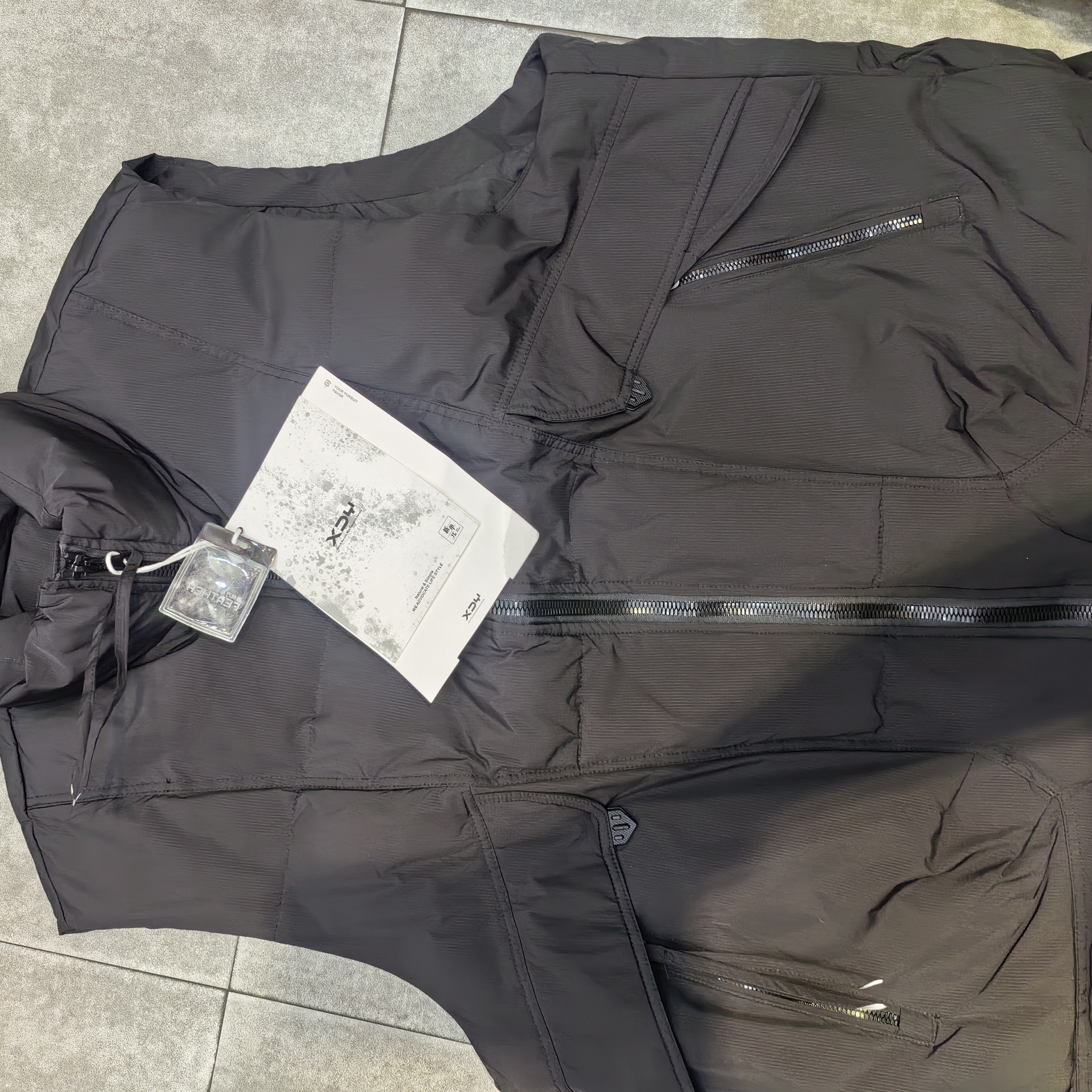 (超)   XD-12男休闲羽绒棉马甲