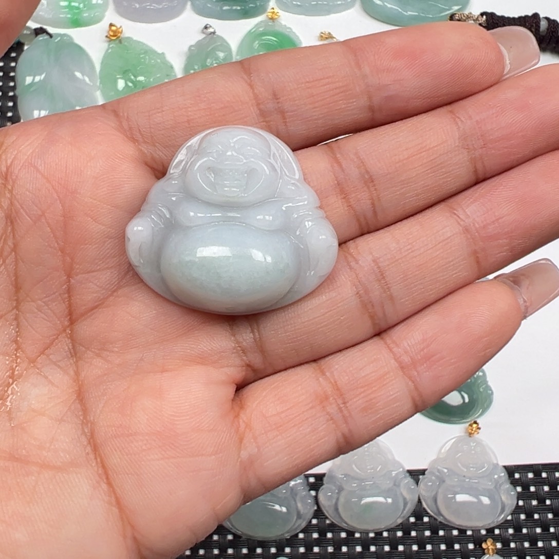 翡翠未镶嵌颈饰福利佛公