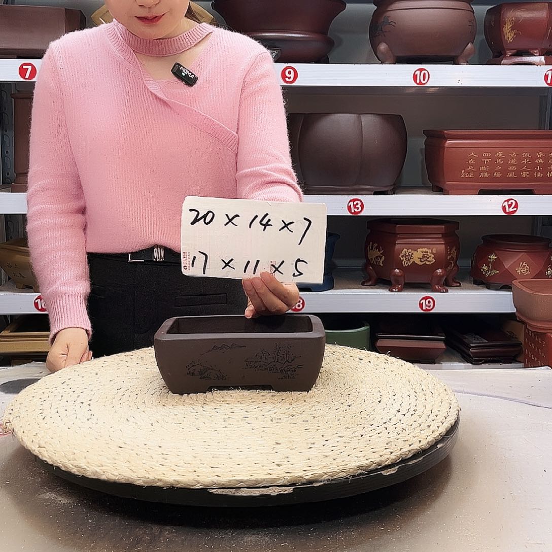 紫砂花盆紫砂花盆