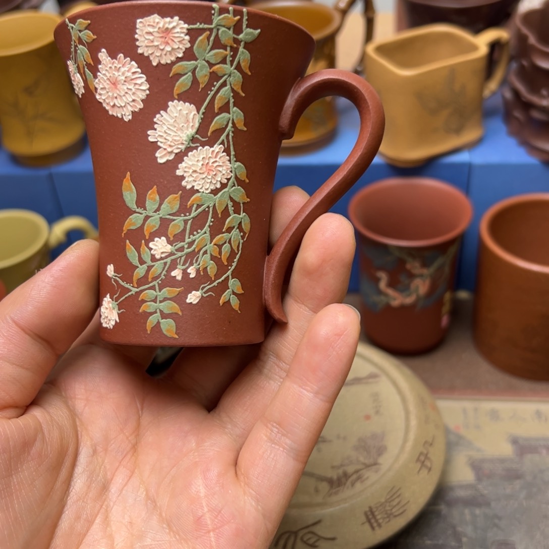 紫砂茶杯紫砂主人杯120cc