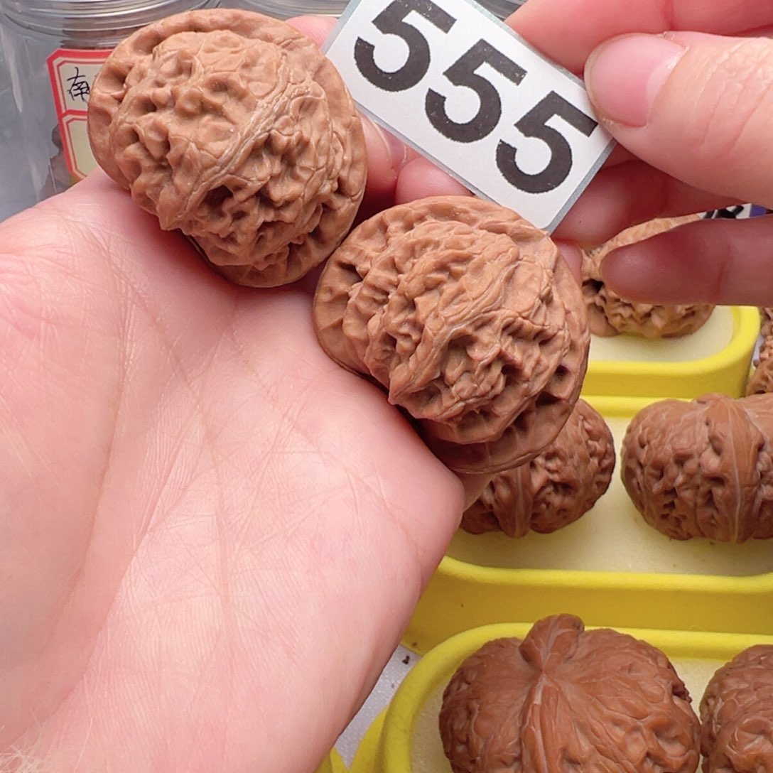 文玩核桃把件文玩555