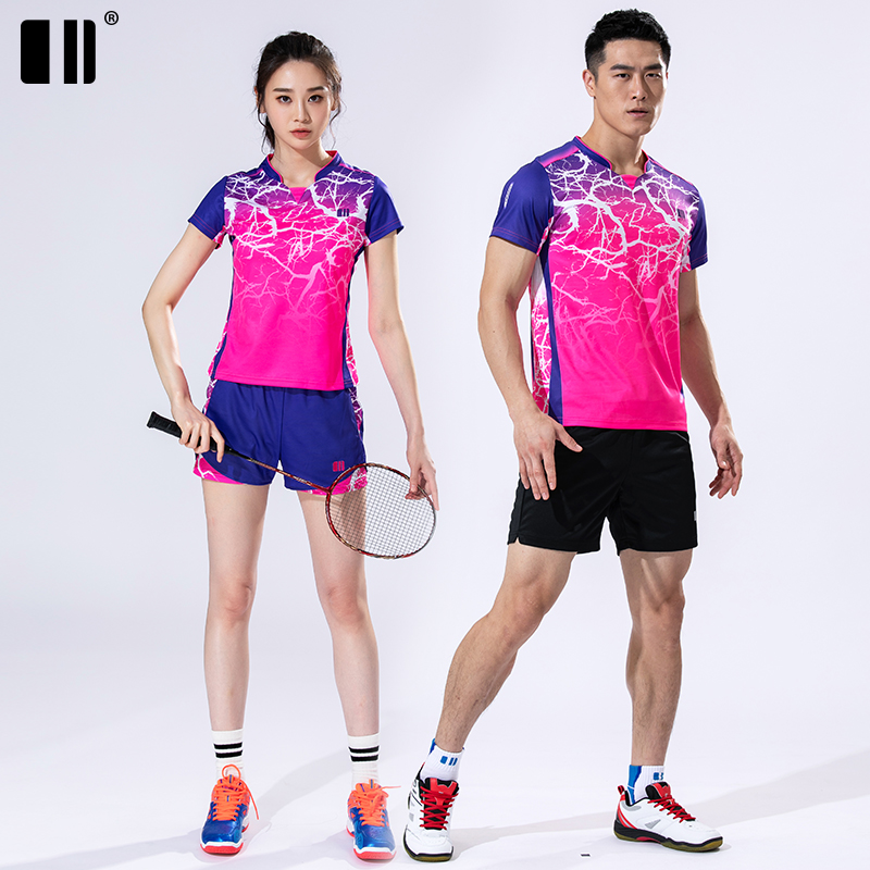 【速干型】单双号羽毛球服套装女速干网球服裙裤运动短裤男款球衣