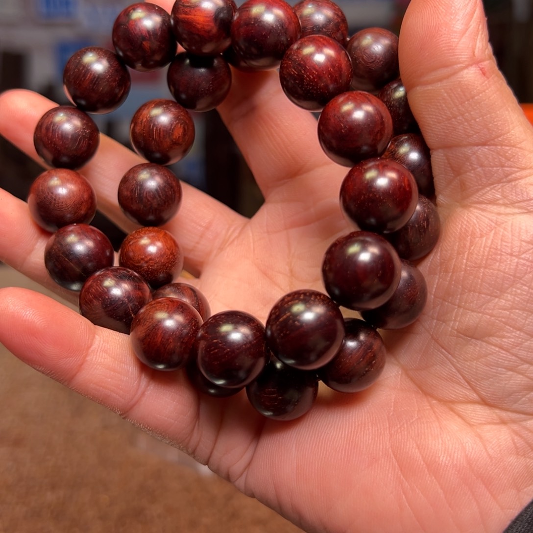 檀香紫檀（小叶紫檀）手串1.5/2条