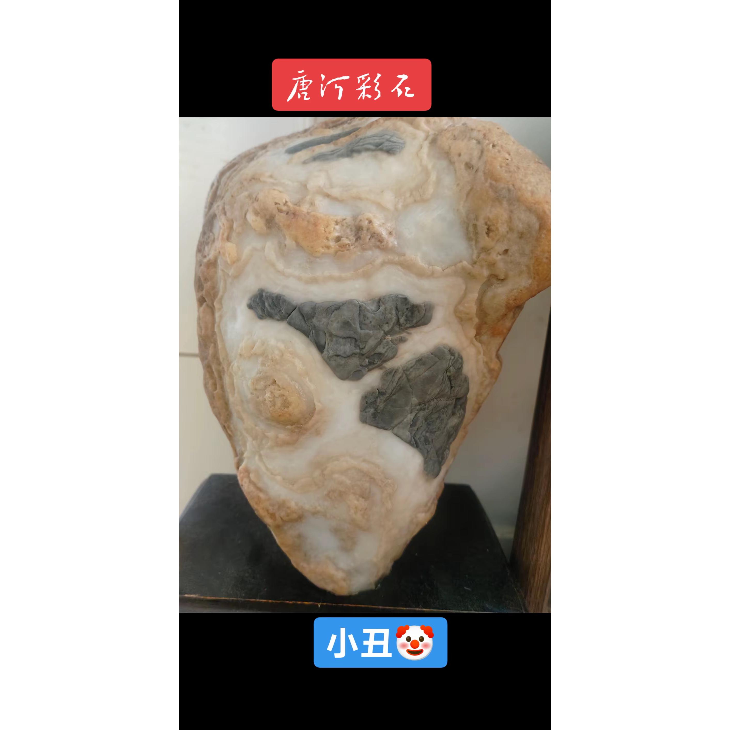唐河彩石精品象形石小丑