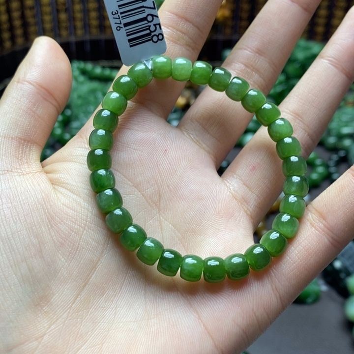 和田玉手串未镶嵌