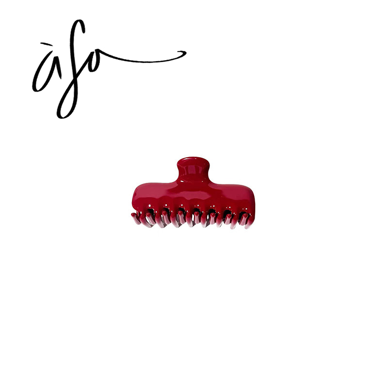 ASA-有点圆润的三色发饰抓夹时尚套装